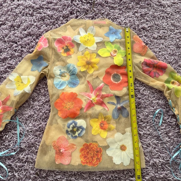 Gorgeous Floral Sheer Blouse - Tyler Mcgillivary - Picture 6 of 6